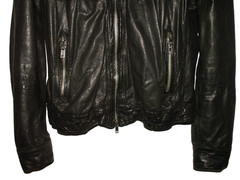 Men’s All Saints COERCE LEATHER SHIRT jacket overshirt XL (ref56) £149.99!!!!!
