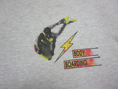 Vintage 1992 Thunder Island T Shirt Size (2XL) 90s Surfer “Body Boarding” Rush
