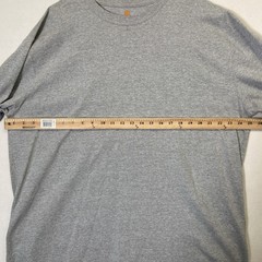 Carhartt Long Sleeve Shirt Mens L Large Regular Gray K231 HGY Logo Crew Neck Tee