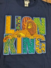 RARE Vtg New NOS Walt Disney World The Lion King Simba T Shirt 90s/Y2K Graphic