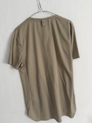 Gymshark Shirt Men Large Green Pullover T Tee Graphic Spell Out Logo Tan Brown