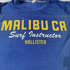 Hollister Shirt Mens Large Malibu CA Surf Instructor 65 Graphic Tee Vintage Styl