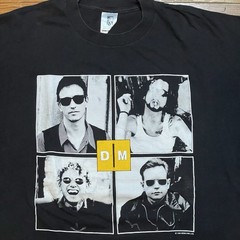 Vintage 90s Depeche Mode Shirt Size 2XL Band Tour Pop Goth Rock Industrial 1994