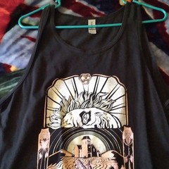 Gildan Heavy Cotton Beetlejuice Movie Graphic Tank Top Heavyweight Black XL