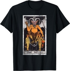 The Devil Tarot Card Shirt Vintage Design T-Shirt
