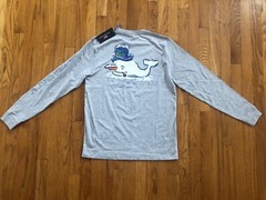 NWT Men’s Vineyard Vines LS Watercolor Snowman T-Shirt S, M, L Retail $49.50
