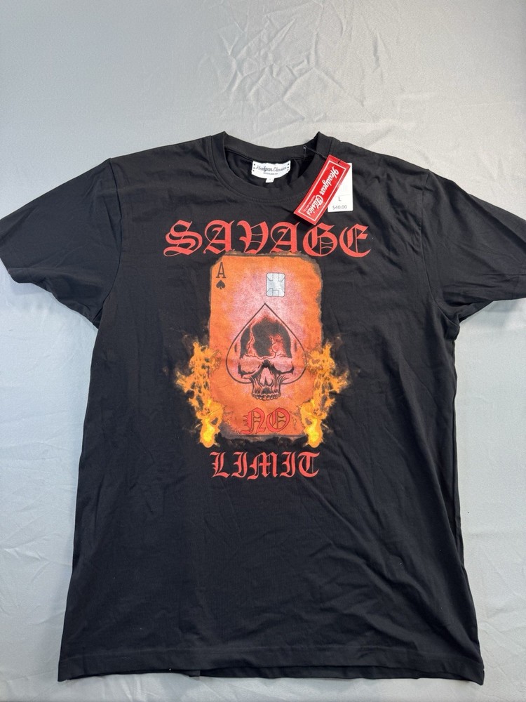 Headgear Classics Men’s No Limit Records T-Shirt Black Savage Size Large NEW