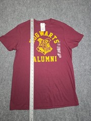 Harry Potter Shirt Mens Medium Hogwarts Alumni Maroon