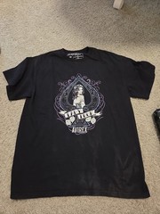 Avirex Lady Luck Graphic Tee, Faded, Thrashed, Men’s Size Medium