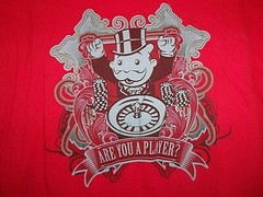 monopoly guy roulette wheel are you a player red XL t shirt