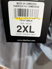 Skechers S/S Classic Fit Performance Tee Poly Elastane xxl Super Soft Lbl 261