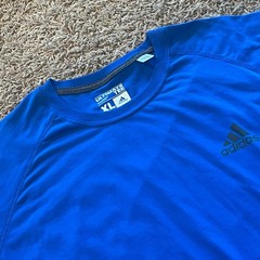 Adidas Mens Ultimate Tee XL Royal Blue Climalite Performance T-Shirt S11109