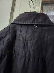 KOYO JEANS Shirt Mens L Navy Contrast Button Up Embroider Street Y2K Cotton Pkt