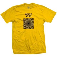 DEATHWISH Men’s S/S T-Shirt DISCORDIA – Yellow – Large – NWT