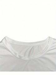 Men Casual Print Short-Sleeve Men’S Summer Commuting Round-Neck T-Shirt Tee √