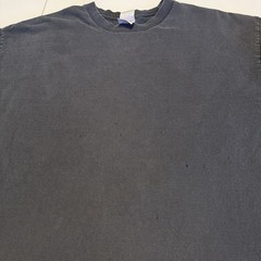 Vintage Y2K 90s AAA Faded Black Blank Long Sleeve Shirt Mens XL Grunge Skate Tee