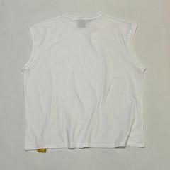 Gallery Dept Augi Sleeveless Tee White Mens Medium Pocket Logo NWT