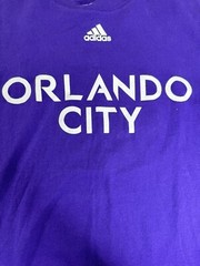 Adidas The Go-To Tee Men’s T-Shirt Purple Medium Orlando City Graphic SS M