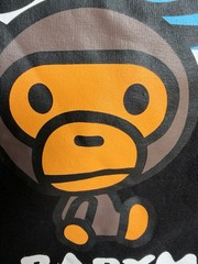 NWOT Rare BAPE Japan Art Baby Milo Tee in Black Size 2XL