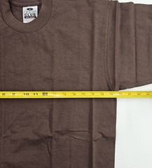 Pro Club Heavyweight Crew Neck T-Shirt Medium Brown