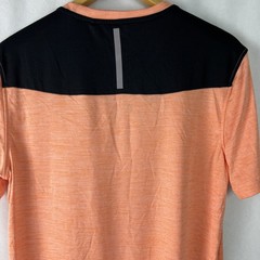 Eddie Bauer Motion Men’s Tee Size Small Active Short Sleeve Cantaloupe Orange A2