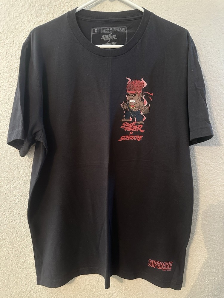 Street Fighter X Superare Size XL Evil Ryu super rare Capcom video game