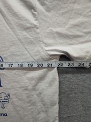 Ascolour Classic Men T Shirt L White Crew Neck Short Sleeve Graphic Logo Casual