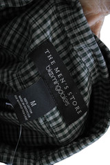 The Men’s Store at Bloomingdale’s Mens ButtonUp Check Cotton Shirt Green Size M