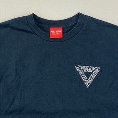 FULL SEND Nelk Boys T-Shirt Mens XL Dark Navy Triangle Graphic Spell-Out Tee