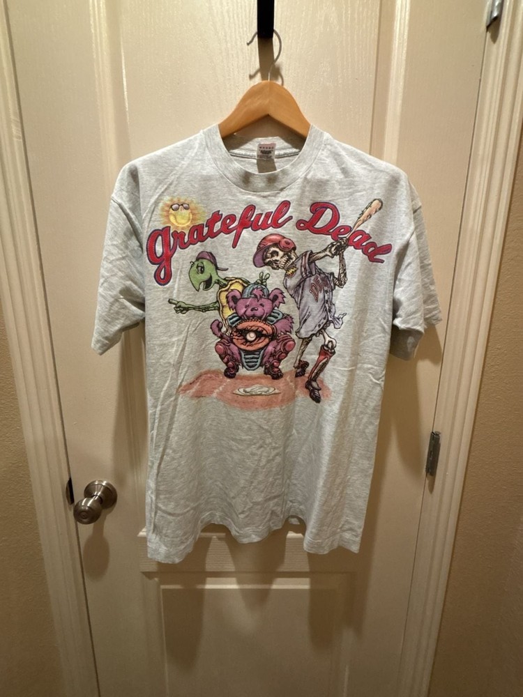 Vintage 1994 Grateful Dead Steal Your Base Baseball T-Shirt Fruit of the Loom