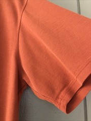 I’m Brian Mens T Shirt Rust Orange Made in Italy 55% Rayon Tee Size XL Quality!!