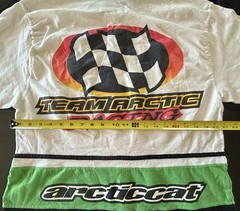 VIntage Arctic Cat Arcticwear T-Shirt Team Racing Snowmobile 2-Sided Men’s XXL