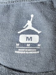 Jordan Men’s Black Jumpman JORDAN 23 Graphic Logo Crew Neck Tee, Size M