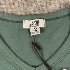 ONEBONE Shirt Mens 2XL Green Big & Tall Stretch Crewneck Tee T-Shirt Soft Casual