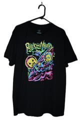 Black Rick & Morty T-Shirt Funko Pop! Tees Presents: Select XL or L