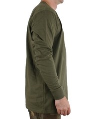 Dickies Men’s T-Shirt Long Sleeve Logo Print Heavyweight Crew Neck 100% Cotton