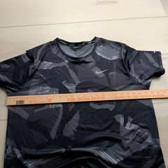 Nike Shirt Mens L Dri-Fit Miler Short-Sleeve Camo Running Top DQ4736-010