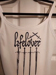 Lifelover tank top dagger design lifelover shirt life lover crop top or cropped