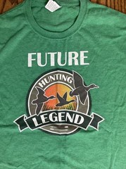 Men’s Hunting Legend Duck Hunting Green Short Sleeve Graphic Tee – Small