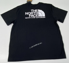The North Face Men’s Solid Black Logo Crew Neck Short Sleeve T-Shirt Size L