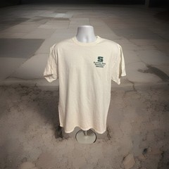 VTG Slippery Rock University Soccer Tee Shirt Adult Large White Short Sleeve