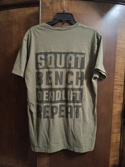 Gymish Lifestyle Squat Deadlift Repeat Men’s T-shirt #J01