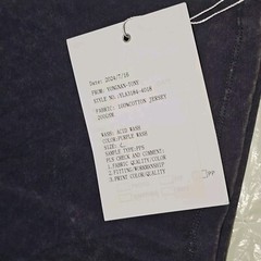 YoungLA #4018 Sample PC Foundation Cropped Tee SZ LG Oversized DRIP Logo Nwst