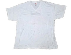 Hanes ultimate hard to find size 6X-Large Tall sealed 3 count V-neck t-shirts