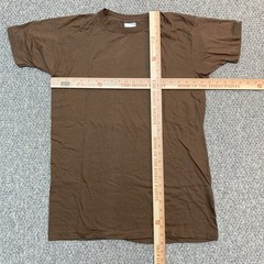 US Military Army Undershirt Qtr Sleeve Crew Neck Brown 436 Union Underwear Large