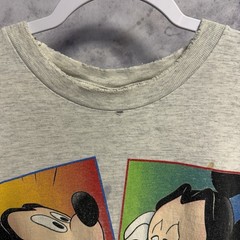 Vintage Disney Mickey Mouse Sleep Shirt Adult One Size Fits All 24×33.5