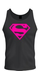 Superman Shirt Unisex T-shirt Tee Black T-Shirt Tee Tank Top