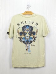 Sullen Revealer Jean Paul Marat Skull Mystic Yellow T-shirt Tee Men’s Medium