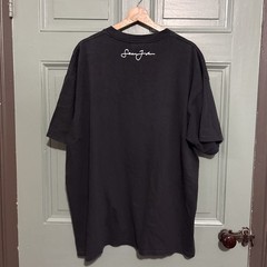 VTG Y2K Sean John Authentic Signature T Shirt Faded Black USA Cotton 2XL Diddy
