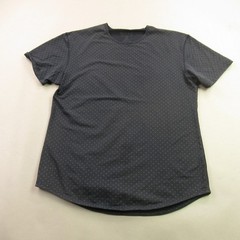 BYLT Shirt Mens Large Short Sleeve Crew Neck Outdoors Lightweight Casual Blue